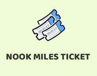 animal crossing nook miles ticket